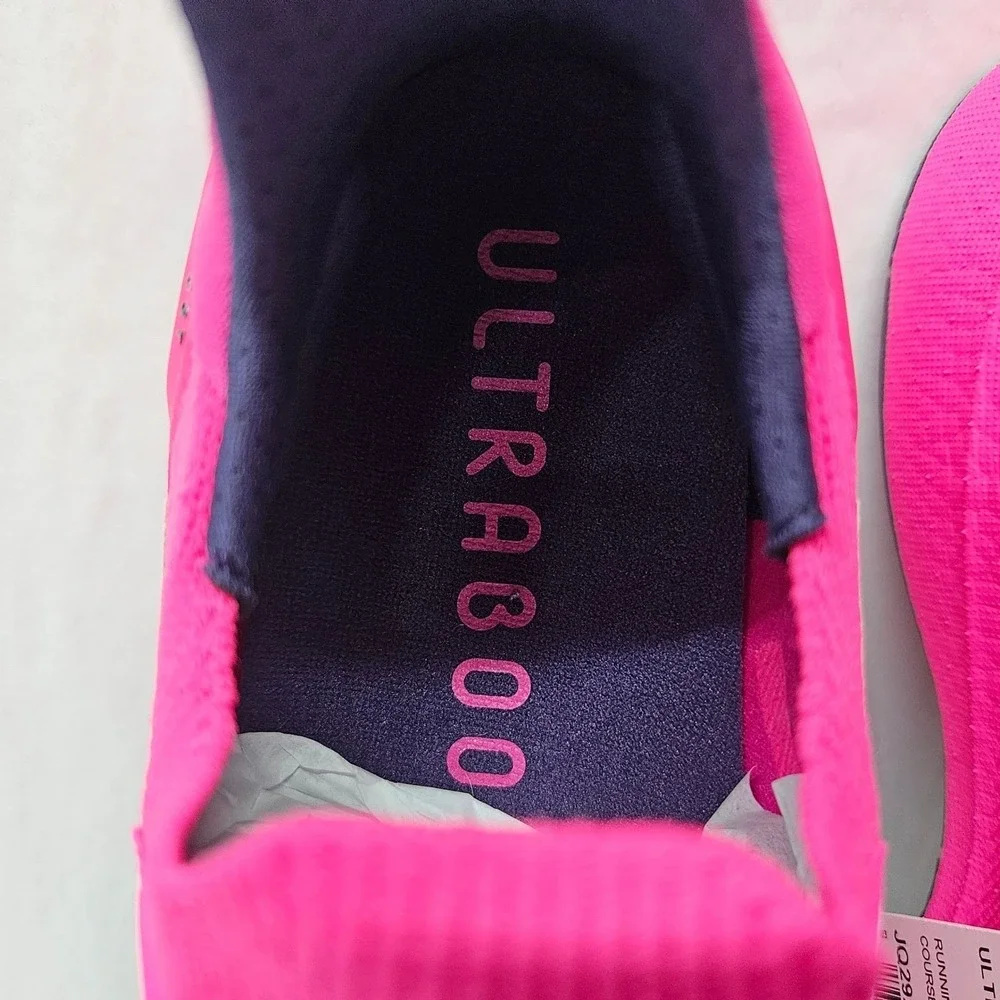 Adidas Ultraboost 5X W‎ Running Shoes JQ2928 Pink White Women's Size 9